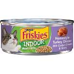 Purina Friskies Indoor Wet Cat Food with Garden Greens In Gravy - 5.5oz