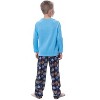 Beyblade Burst Boys' Spinner Tops Tossed Print Raglan Sleep Pajama Set Blue - 2 of 4
