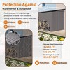 Mlmh & Kngwa 71.6"H Metal Outdoor Storage Shed - 4 of 4