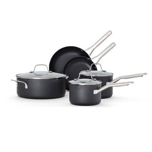 Calphalon 8pc Hard Anodized Aluminum Nonstick Cookware Set 