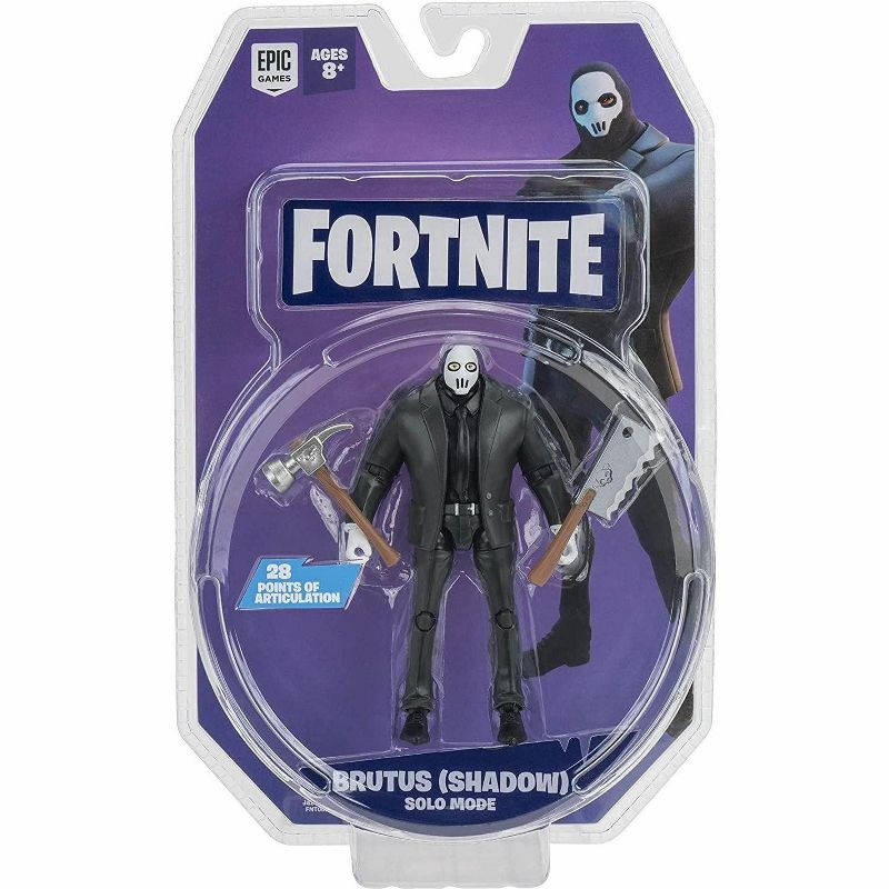 Jazwares, Inc. Fortnite Solo Mode 4 Inch Action Figure | Brutus (Shadow), 2 of 4