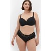 Women's Plus Size Iris 3 Pack Cotton Cheeky Panty - black | CITY CHIC - 2 of 4