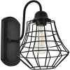 Elegant Lighting Candor 1 light black Wall Sconce - 2 of 4