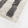 Balta Rugs Leopoldo Striped Medium Plush Shag Area Rug Cream - 4 of 4