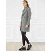 INSPIRE CHIC Women's Notched Lapel Double Breasted Raglan Sleeve Winter Coat - 2 of 4