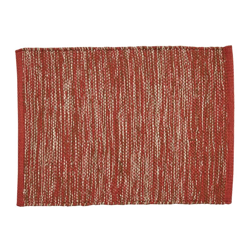 Park Designs Ashfield Yarn Red Placemat Set of 4, 1 of 4
