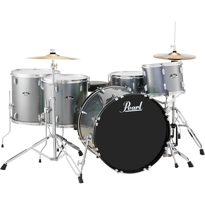 Pearl Roadshow 5-Piece Rock Drum Set Charcoal Metallic, 1 of 2