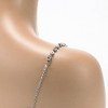 Unique Bargains Women's Metal Shoulder Straps Silver Tone 1 Pair - 3 of 4