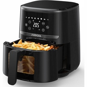 coucheta 1500W Air Fryer with Viewing Window, 5QT Large Capacity Air Fry Oven for Baking, Roasting, and Dehydrating, Low-Noise, Non-Stick Coating - 1 of 4