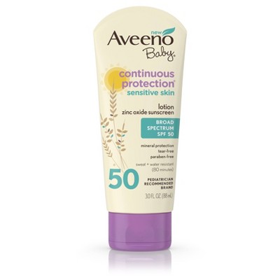 Aveeno Baby Continuous Protection Zinc 