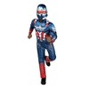 Marvel Boys' Captain America Sam Wilson Halloween Costume Jumpsuit - 4 of 4
