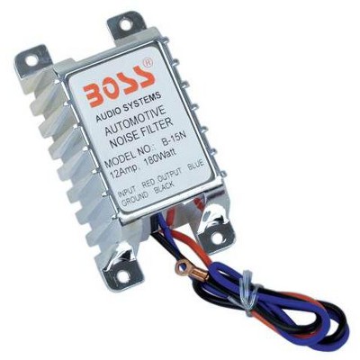 Boss B15N 12 Amp 180W Car Radio/Amplifier Noise Suppressor B15 12V Audio