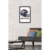 Trends International NFL Denver Broncos - Drip Helmet 20 Framed Wall Poster Prints - 2 of 4