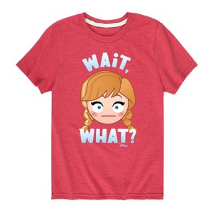 Boys' - Disney - Wait What Anna Short Sleeve Graphic T-Shirt - 1 of 4