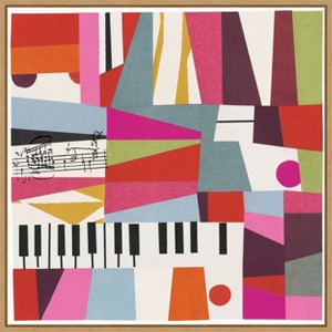 Amanti Art Harmony by Jenny Frean Canvas Wall Art Print Framed 22 x 22-in. - 1 of 4