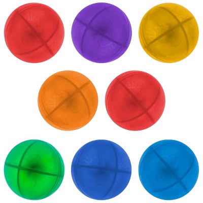 PICASSO-TILES 8 PC Marbles for Marble Run Set, STEM Toys for Kids 3+