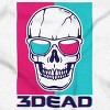 Funny Skull 3D Glasses 3Dead Joke Graphic T Shirt Men or Women Brisco Brands - 2 of 4