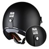 AHR RUN O5 Open Face Motorcycle Helmet DOT Approved Retro Pilot Helmet S/XL/XXL - 3 of 4