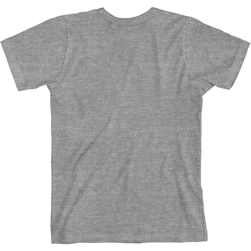 Justice League Heroes Boy's Heather Grey T-shirt, 3 of 4