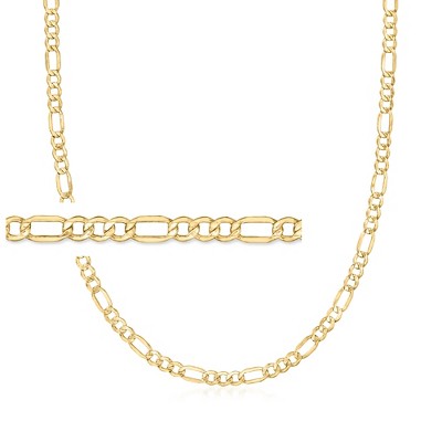 Ross-Simons Men's 4.7mm 10kt Yellow Gold Figaro-Link Necklace Size 24