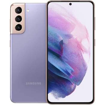 Samsung Galaxy S21 Plus 5G 128GB ROM 8GB RAM G996U 6.2" Unlocked Smartphone - Manufacturer Refurbished - Violet