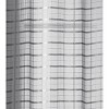 Kate Aurora 2 Piece Silver Plaid Grommet Top Sheer Window Curtain Panels - 84 in. Long - 3 of 3