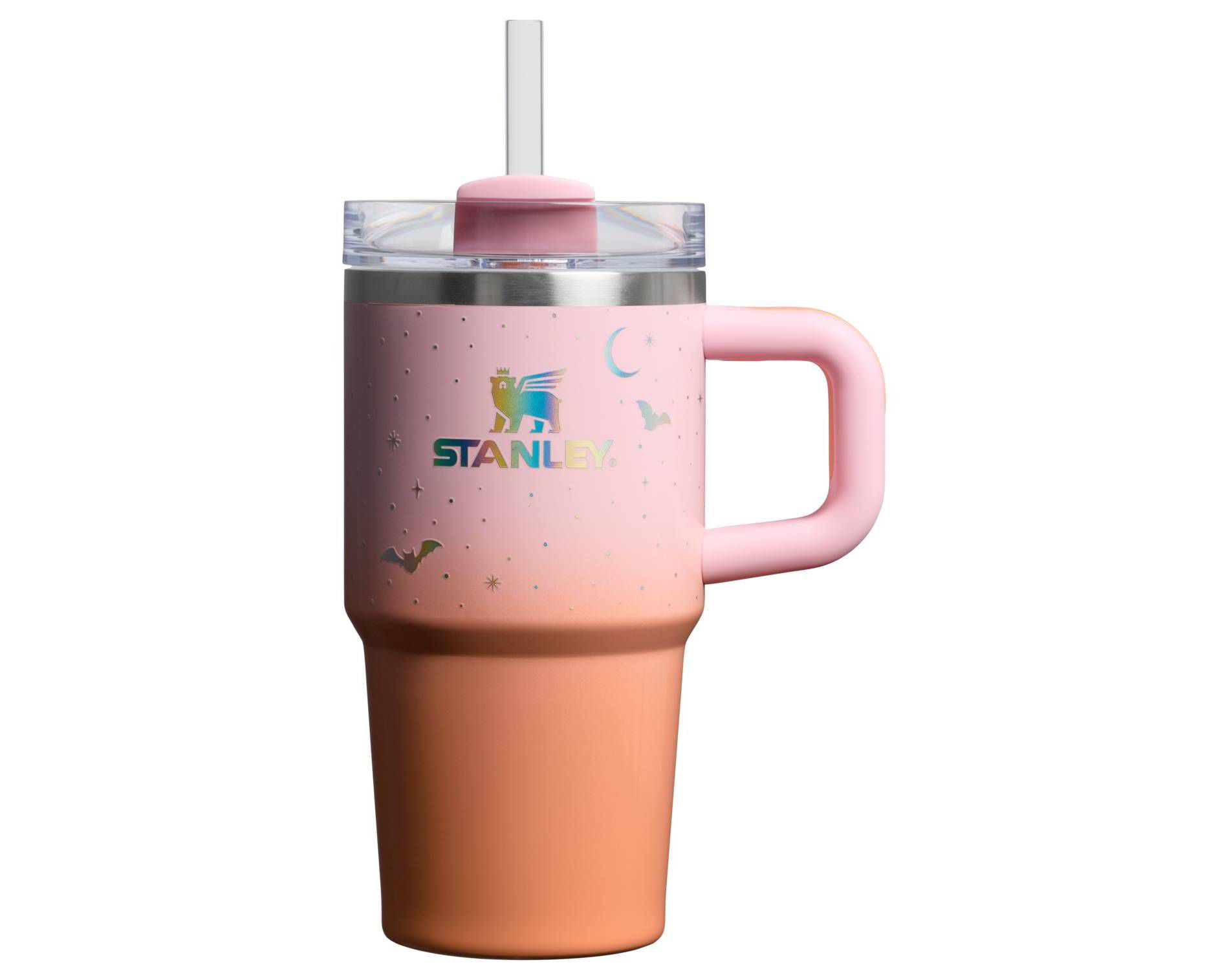Stanley Halloween 20 oz Stainless Steel H2.0 Flowstate Quencher Tumbler Spellcast Pink