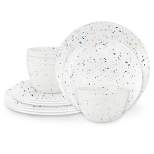 Zak Designs Confetti 12-Piece Eco-Friendly Dinnerware Set
