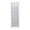 Alilang 24.40 Inch Tall 35-Cubby Storage Organizer with Open Shelf and Modern Design - White - 3 of 4