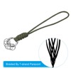 Unique Bargains Braided Wrist Strap Key Whistle Wallet Badge Lanyards 8.3" with Spring O Rings - 4 of 4