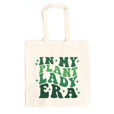 City Creek Prints In My Plant Lady Era Canvas Tote Bag - 15x16 - Natural