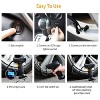 iMountek"Portable 12V Digital Car Tire Inflator Pump Compressor with LED Light, 150 PSI for Vehicle Tires"Black - 2 of 4