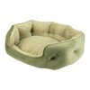 Arlee Home & Pet Cozy Orthopedic Eco-Friendly Durable Dog Bolster Bed - Aloe - M - 3 of 4