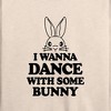 Women's - Instant Message - I Wanna Dance With Some Bunny Lightweight French Terry Slouchy - 2 of 4