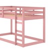 Twin Over Twin Loft Bed with Rails and Ladder for Bedroom - 4 of 4