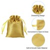 Unique Bargains Mini Smooth Wedding Christmas Satin Bags with Drawstring 50 Pcs - 3 of 4