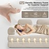TiramisuBest Floor Couch, Convertible Floor Sofa Bed with Pillow, Chenille Fabric Compression Futon Couch Sleeper for Living & Bedroom, Gray - 4 of 4