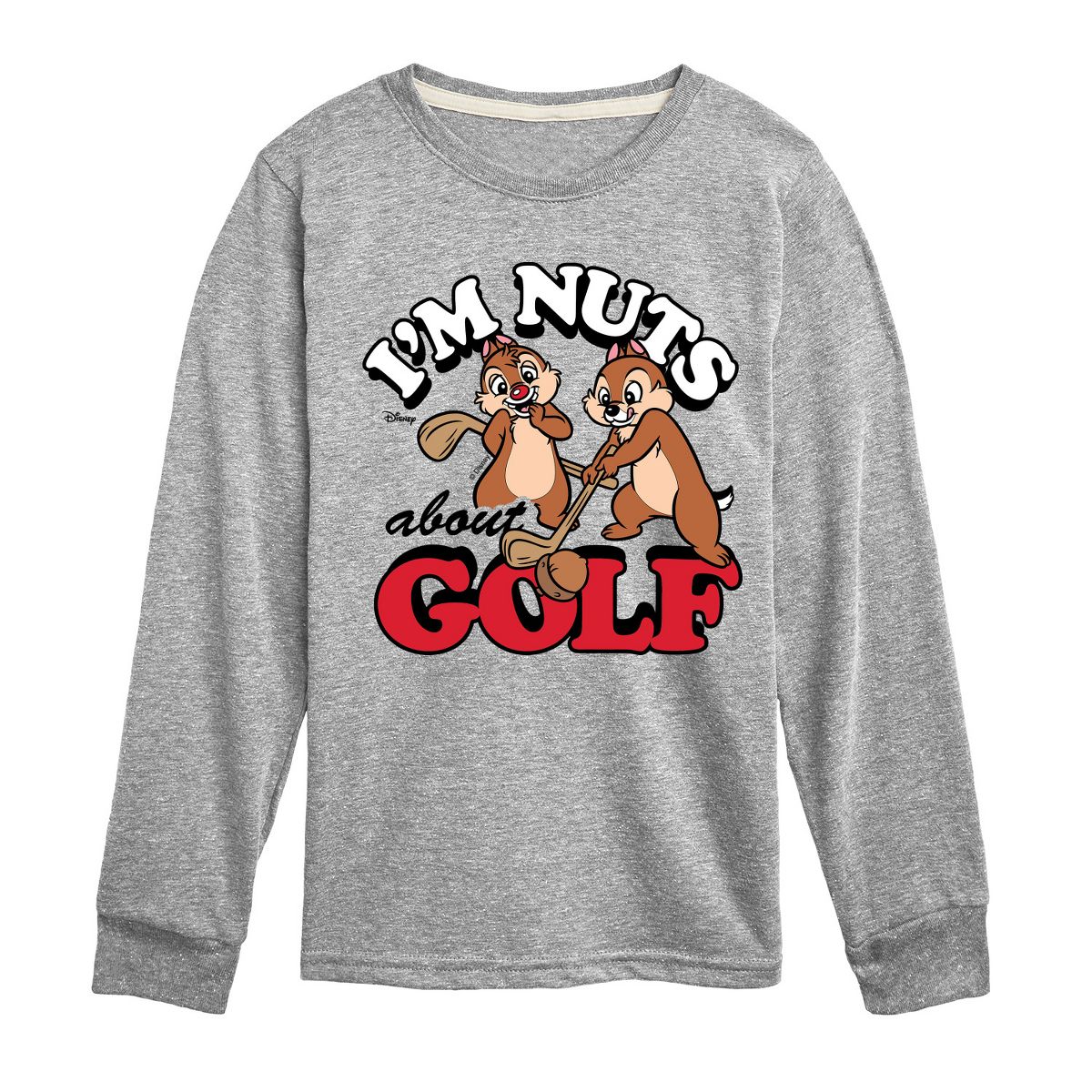 Boys' - Disney - I'm Nuts About Golf Long Sleeve Graphic T-Shirt