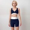 Anna-Kaci Active Women's High Waist Color Block Biker Shorts - 4 of 4
