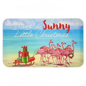 Stupell Industries Have a Sunny Little Christmas Printed Anti-Fatigue Floor Mat, design by Paul Brent, 30"x18" - 1 of 4