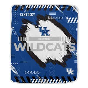 NCAA Kentucky Wildcats Game Tech Ultra Cozy Throw Blanket - 1 of 2