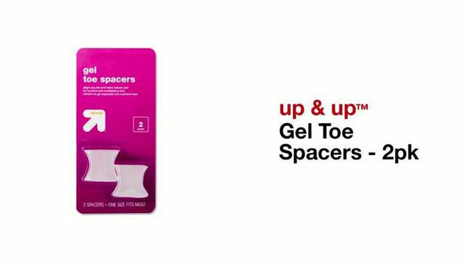 Gel Toe Spacers - 2pk - up &#38; up&#8482;, 2 of 5, play video