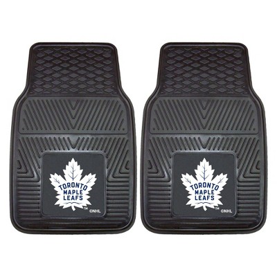 NHL Toronto Maple Leafs Vinyl Car Mat Set - 2pc