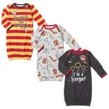 Harry Potter Hedwig Owl Baby 3 Pack Long Sleeve Swaddle Sleeper Gowns Newborn 