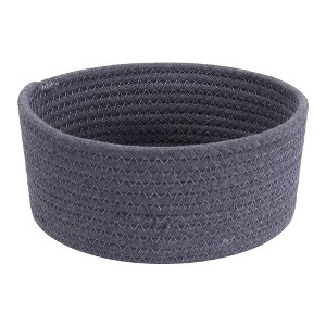 Unique Bargains Handcrafted Odorless Cotton Rope Chic Appearance Storage Basket 1 Pc - 1 of 4