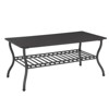 SEVOBAL Coffee Tables Modern Style 3 Piece Coffee Table Set Mesa De Centro Para Sala for Living Room, Black, 43.7"*22.76"*5.6" - 2 of 4