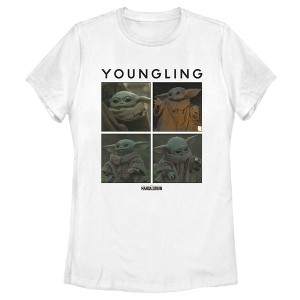 Women's Star Wars The Mandalorian Grogu the Youngling T-Shirt - 1 of 4