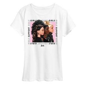 Women's - Barbie - Girls Support Girls Short Sleeve Graphic T-Shirt - 1 of 4