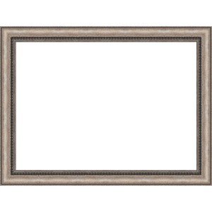 Amanti Art Lyla Ornate Silver Framed Magnetic Dry Erase Board - 1 of 4