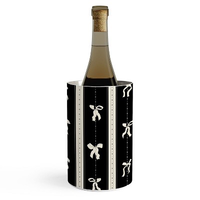 marufemia Coquette bows black and white Wine Chiller